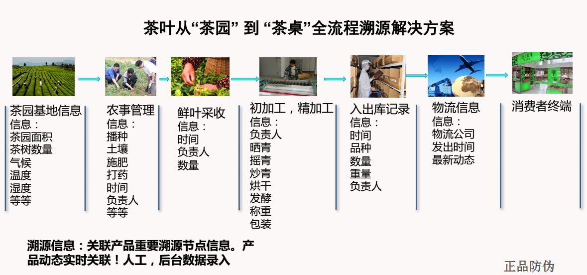 茶叶防伪追溯系统开发